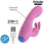 ONINDER CUTE - VIBRATORE CONIGLIETTO D'AMORE PER PUNTO G E CLITORIDE - APP GRATUITA IN TUTTO IL MONDO